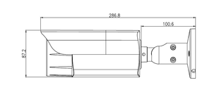 2.8-12mm obiettivo Varifocal irpoe Bullet IP Camera AI 4MP CCTV di sicurezza sistema di rilevamento del movimento - Product Image 3