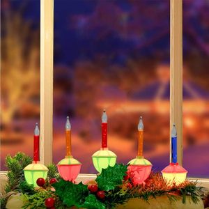 Juego de cuerdas LED de 5 luces con certificación UL, luces decorativas de árbol de Navidad de noche de burbujas festivas multicolores para uso en exteriores - Product Image 6