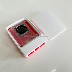 <strong>Raspberry</strong> <strong>Pi</strong> 5B Generation 5 Official Red and White Cooling <strong>Case</strong> <strong>Raspberry</strong> <strong>Pi</strong> <strong>Case</strong> Cooling Fan Protective <strong>Case</strong> - Product Image 5