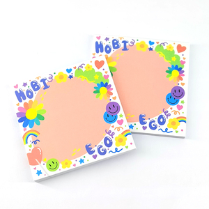 Wholesale to do <strong>list</strong> kawaii lovely logo printed sticky notes set manufacturer - Product Image 1