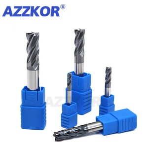 铣刀合金涂层钨钢工具数控机床立铣刀AZZKOR顶铣刀套件铣床工具 - Product Image 2