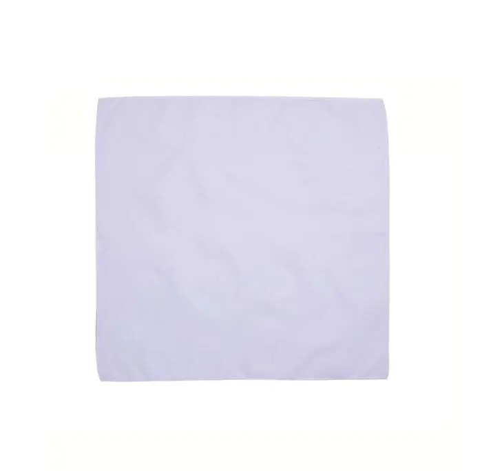 Großhandel Custom 100 Polyester Blank Weiß Quadrat Bandanas für Dye Sublimation Digitaldruck