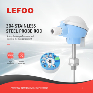 乐福LFW20 4 ~ 20ma pt100 IP65液体气体铠装温度传感器变送器 - Product Image 2