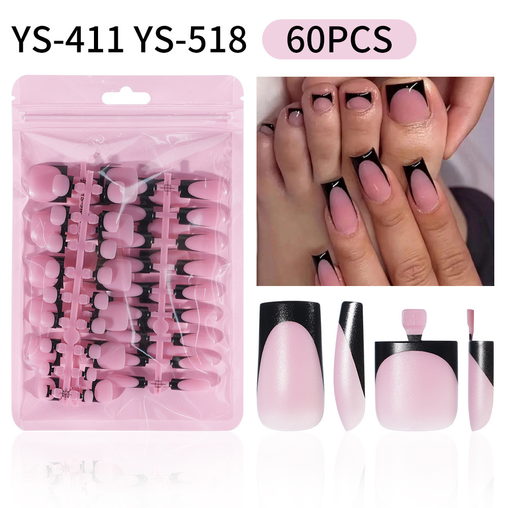 Black french style 30+30 pieces