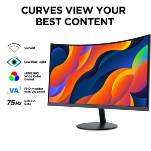 KOORUI Wholesale 27 Inch <strong>Lcd</strong> <strong>Monitor</strong> Office Desktop <strong>Computer</strong> <strong>Monitor</strong> for Pc Curved <strong>Monitor</strong> Frameless Pc <strong>Display</strong> - Product Image 2