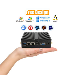 Intel ATOM Dual Cores 1,8 GHz D525 Procesador VGA Barebone System Mini PC con RS232COM LPT PS/2 - Product Image 1