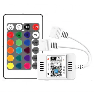 Fabbrica buon prezzo Wireless 24 chiave WiFi Bluetooth musica RGBW controller per LED doppia striscia di luce - Product Image 2
