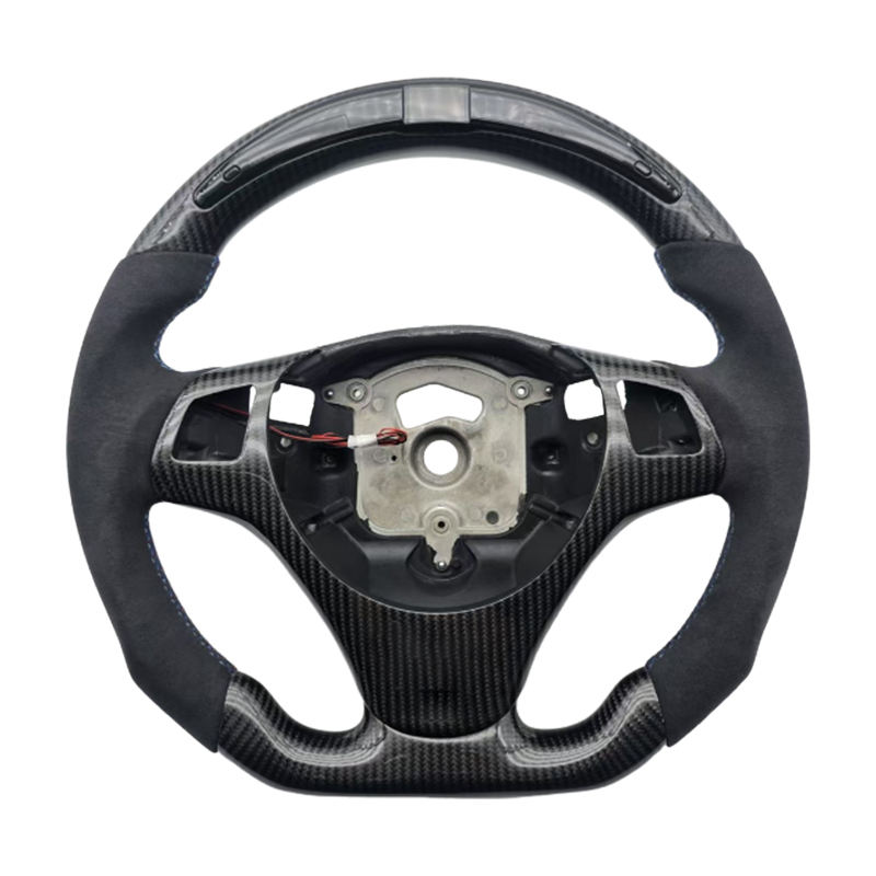 ปกติไม่มีรู + Alcantara + M stitching + Carbon Fibre + LED