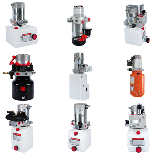定制双作用12伏Dc电动气动12 V/24v液压动力包单元，带泵系统用阀 - Product Image 2