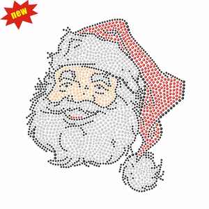 Santa tôi có thể giải thích Rhinestone sắt trên Rhinestone chuyển cho áo thun - Product Image 6