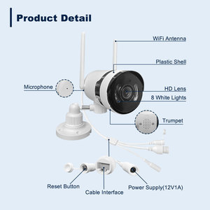 4 Ch NVR with <strong>Monitor</strong> Two Way Audio Waterproof WIfI CCTV 3MP Network Bullet Video <strong>Intercom</strong> Security <strong>Camera</strong> <strong>System</strong> - Product Image 6