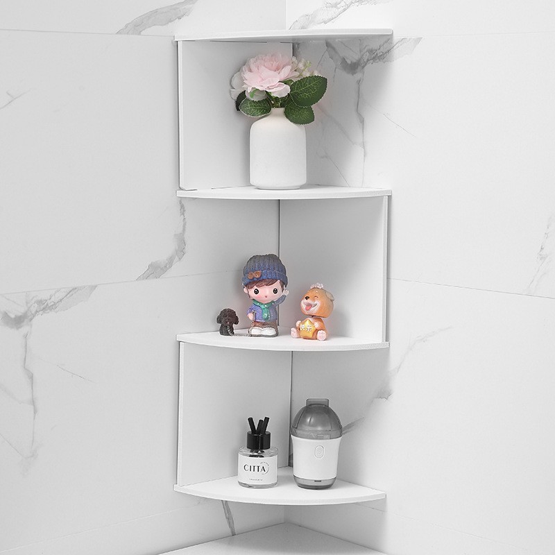 Four layers of white at the corner