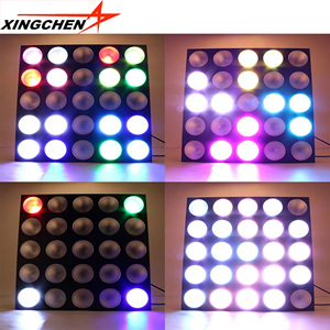 Yüksek parlaklık 25 adet 30w RGB 5x5 LED DMX matris ışık 5x5 Blinder ışık - Product Image 2
