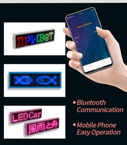 High Quality Electronic LED Name Tag Waiters Rechargeable LED Business Card Screen USB <strong>Programming</strong> Digital Sign Display - Product Image 4