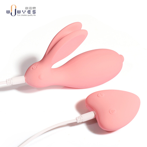 2024WOWYESWomen Use Waterproof <strong>Rampant</strong> <strong>Sex</strong> Toy Rechargeable Magic Charging Battery Usb Thrusting Double Rabbit Silicone Vibrator - Product Image 1