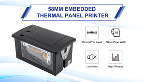 RS232 TTL Mini stampante termica pannello tickect incorporato stampante 5v-9v supporto ESC POS Arduino Android per 5 Pin - Product Image 3