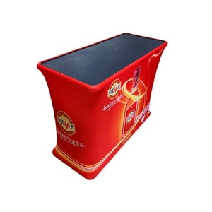 高品质商展展览可折叠铝合金框架弹出式柜台促销台展示 - Product Image 2