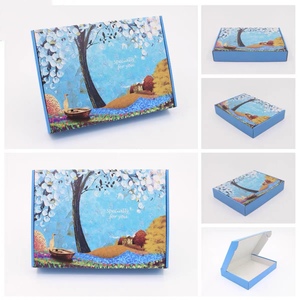 Khéo léo craftsmanship cao cấp chất lượng thanh lịch có thể tái chế máy bay Hộp Quà Tặng Matt cán UV lớp phủ cho tinh vi Quà Tặng - Product Image 4