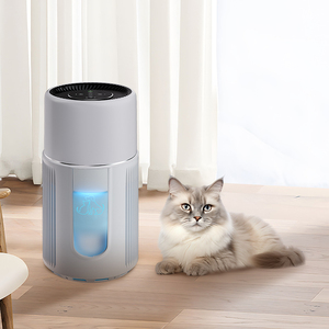 Aplikasi TUYA penghilang bau rambut fungsi WIFI Filter HEPA pemurni udara hewan peliharaan pintar ruangan portabel - Product Image 4