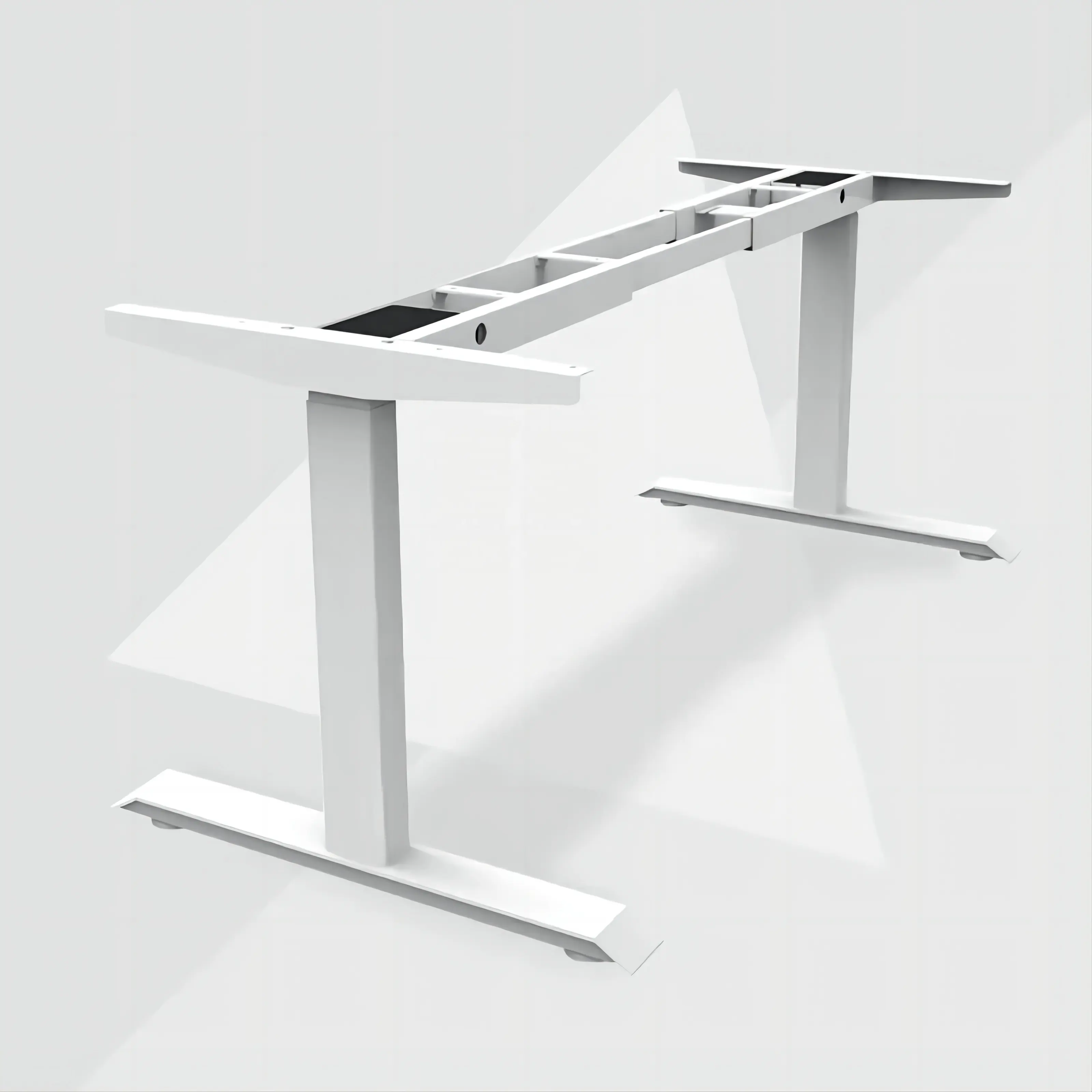 Ergonomik çift motorlu elektrikli Stand yüksekliği ayarlanabilir yüksek masa masa tabanı bacak