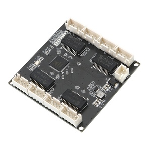 HUASIFIE Conmutador Ethernet de 8 puertos 10/100Mbps Módulo de interruptor de entrada PCBA de voltaje amplio de 5-12V - Product Image 1