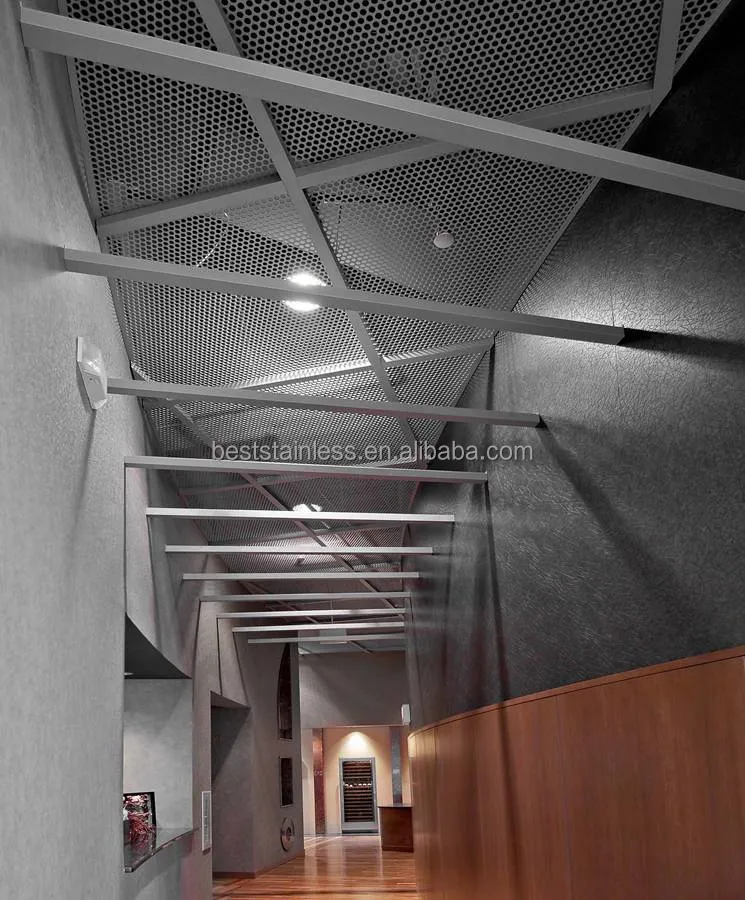Pannello di decorazione della parete esterna perforato pannelli di parete intagliati in alluminio forato pannello del soffitto Design grafico Hotel moderno
