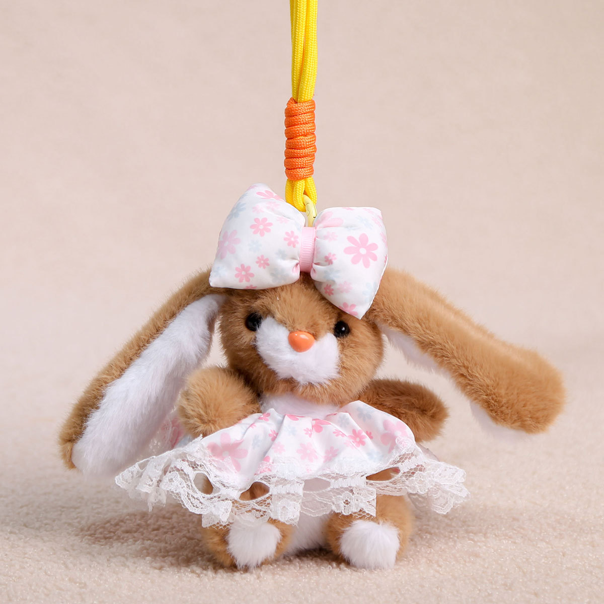 Flower skirt bunny brown-14cm 60g