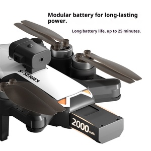 Động cơ không chổi than mới máy bay không người lái s2s ống kính kép định vị dòng quang học độ bền lâu chụp ảnh trên không điều khiển từ xa 4k 800m 6 trục - Product Image 3