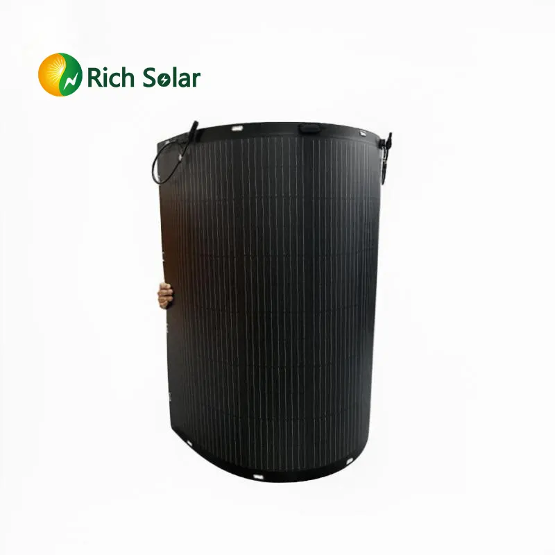 풍부한 유연한 태양 전지 패널 100W 120W 150W 180W 200W 250W 260W 유연성 드 태양 광 Fotovolticos PV 패널 도매 중국