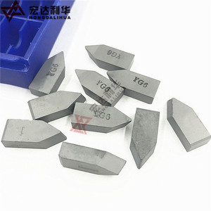 E2 tip çimentolu karbür lehimli İpuçları tungsten karbür insert yapmak için helezon matkaplar ve düz flüt matkaplar - Product Image 6