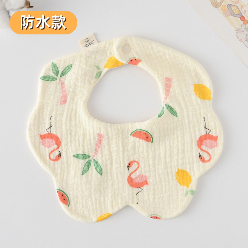 waterproof floral scarf flamingo