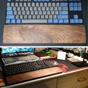 Neuester günstiger Preis 60% 65% 75% 100% hölzerne Handgelenks tütze für Tastatur