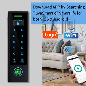 WiFi Tuya App Fingerprint Door <strong>Lock</strong> RFID Card 125Khz Access Controller Outdoor <strong>Keypad</strong> Waterproof Door Access Control <strong>System</strong>