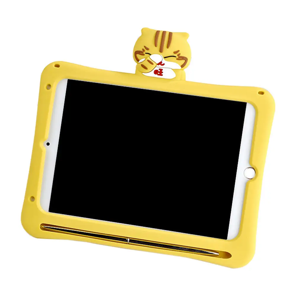 Manufacturer Kids Cartoon Designer Silicone Tablet Skin Cover For Ipad Mini 4 5 Case