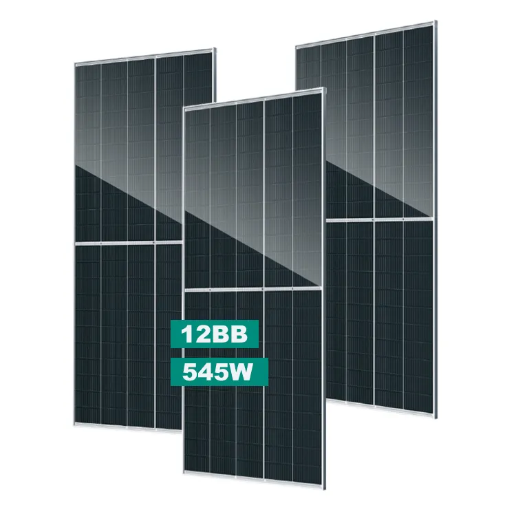 Europa Beliebte Selling 560w 555w 550w 540w Full Black Solar Panels