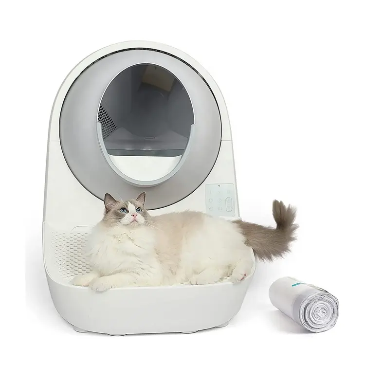 Neuankömmling 13L Ultra Large Wifi Waste Box Selbst reinigende Katzen toilette für mehrere Katzen