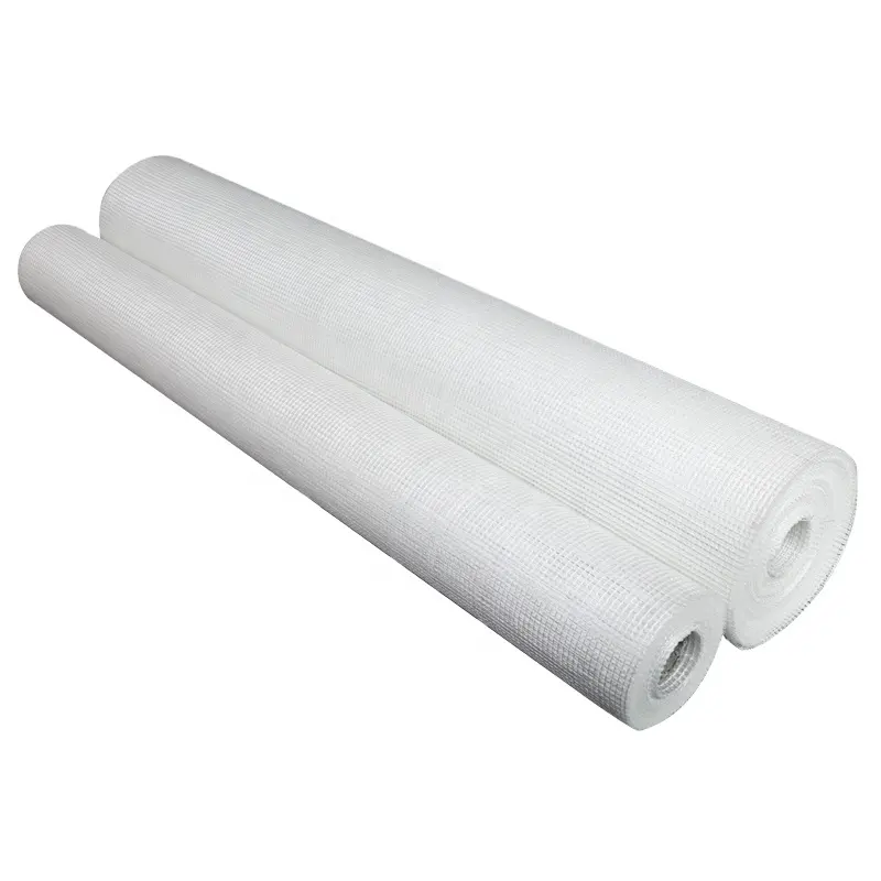 Hebei-rollo de malla de fibra de vidrio, resistente a la alcalina, impermeable, para construcción de hormigón, productos de fibra de vidrio