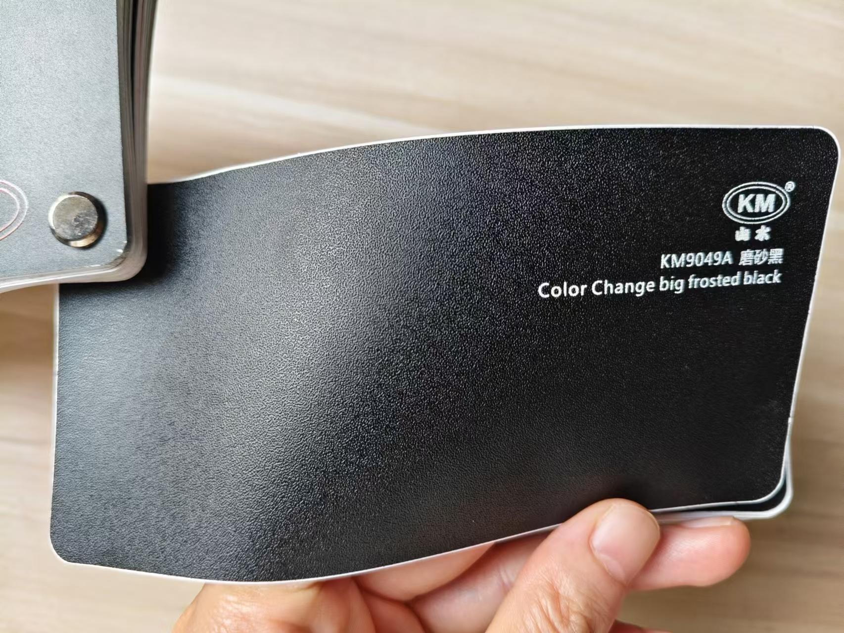 Color change big frosted black
