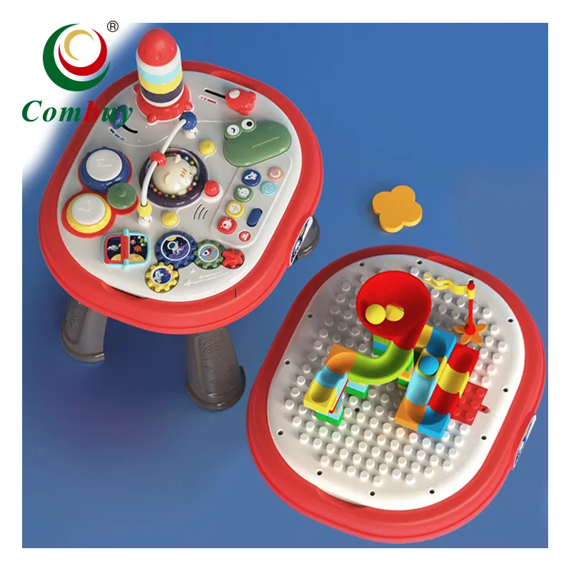 Blokken Activiteit Early Hersenen Ontwikkeling Speelgoed Baby Leren Tafel