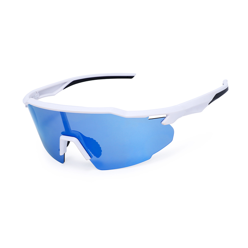 Cadre blanc avec revo ice blue complet