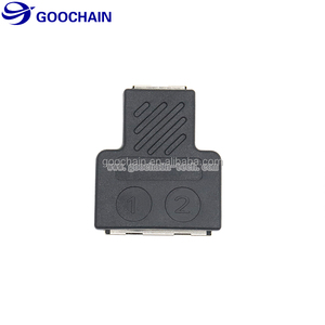 RJ45 Network Splitter <strong>Adapter</strong> Connector RJ45 1 Female to 2 Female Socket Port LAN Ethernet Network Splitter Y <strong>Adapter</strong> - Product Image 5