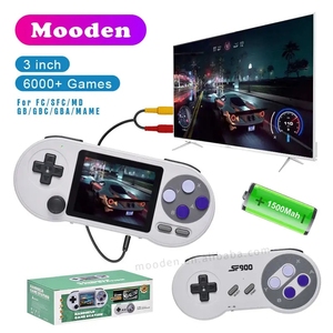เครื่องเล่นเกมพกพา SF2000 D ขนาด3นิ้วมี6000 + เกมย้อนยุค16GB เครื่องเล่นคู่รองรับทีวี AV เอาต์พุตเกมพกพา - Product Image 5