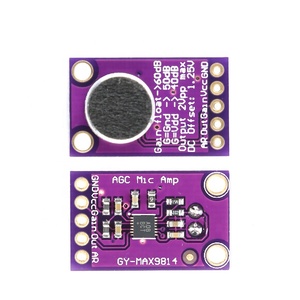 MAX9814 Automatic Gain Control MIC <strong>Microphone</strong> Sound Amplifier Board <strong>For</strong> <strong>Arduino</strong> MAX9814