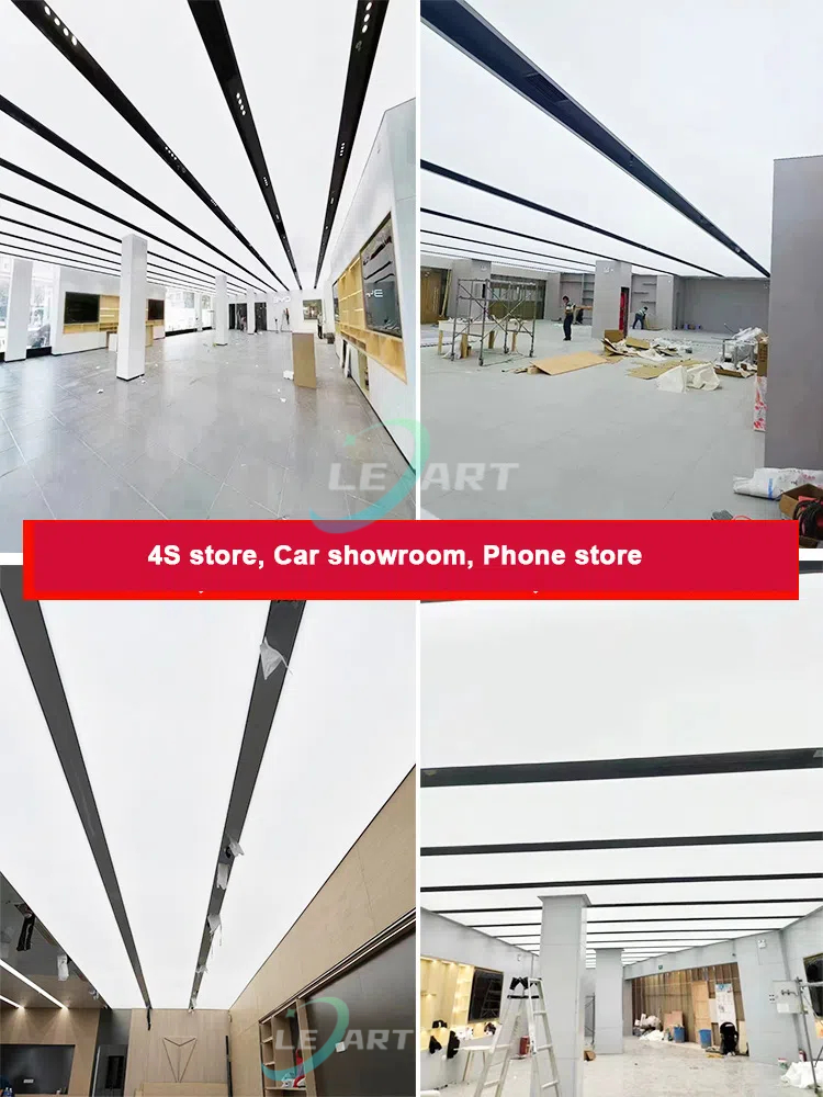 Plafond d'éclairage translucide