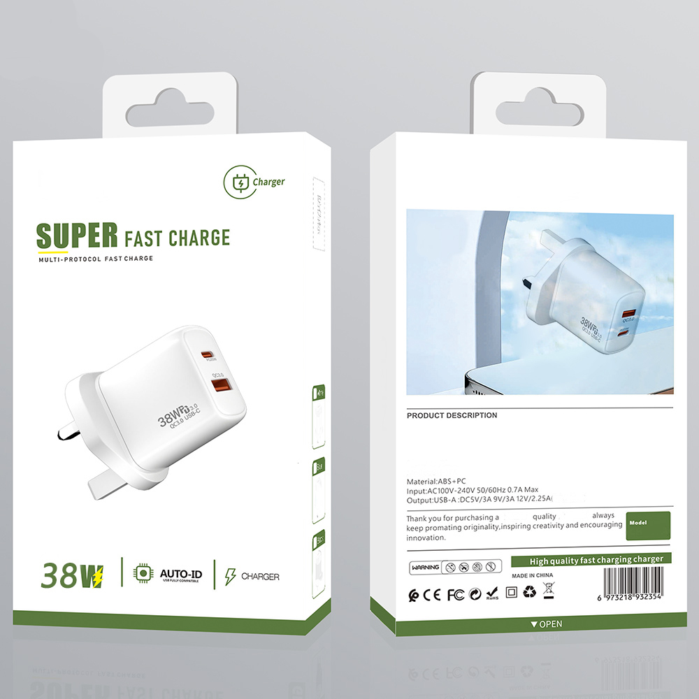 chargeur blanc uk
