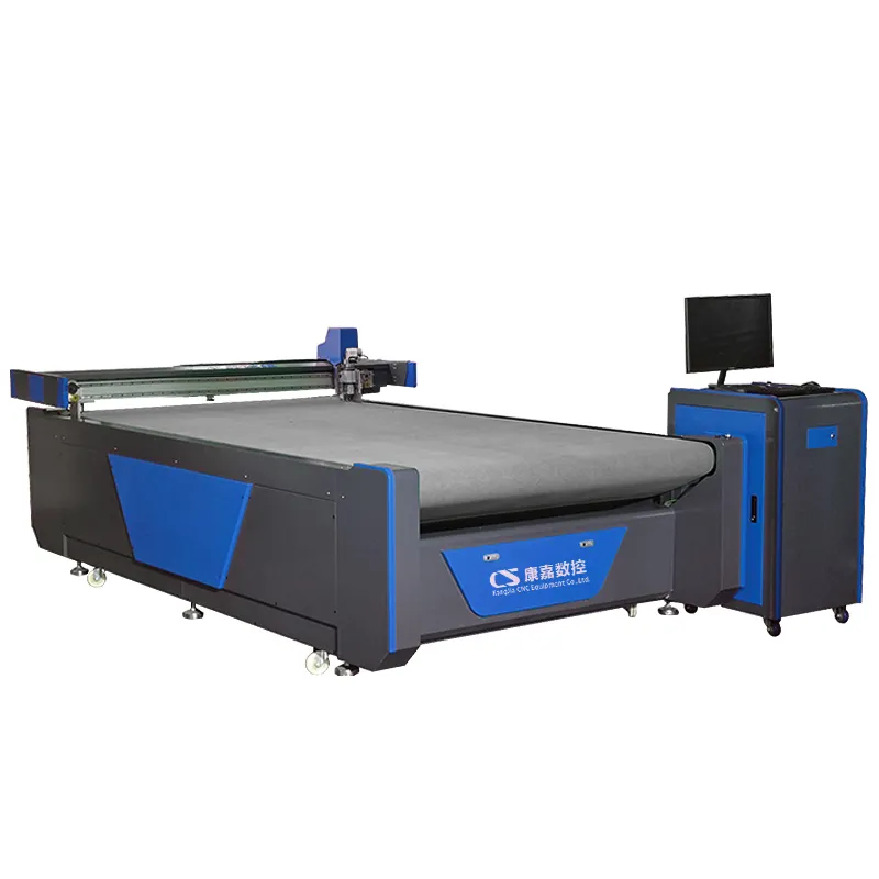 Máquina cortadora de ropa de tela de cuchillo oscilante Digital CNC automática