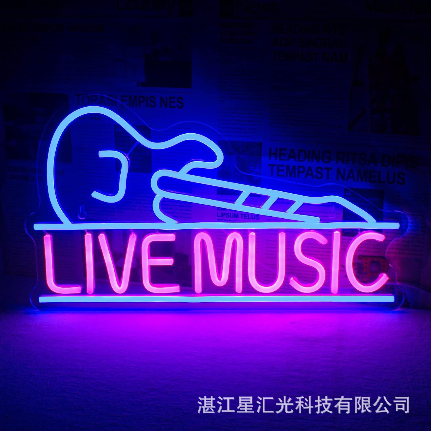 Tipo D MÚSICA EN VIVO 42*24cm