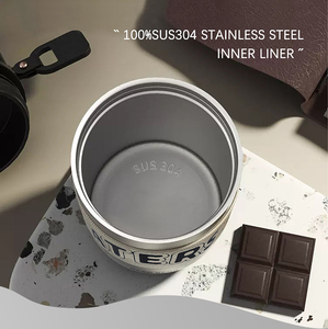 <strong>BEAR</strong> BENS Stainless Steel Portable Water Bottle 300ml 430ml Insulated Vacuum Outdoor Travel Office Coffee Lock Cup with Cup Bag