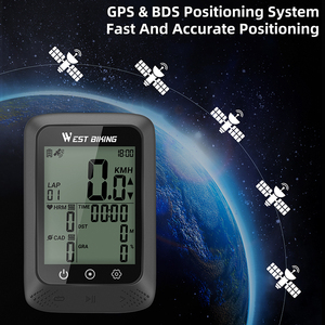 West Biking GPS Ordenador de bicicleta con odómetro de velocidad Digital Monitor de ritmo cardíaco Sensor de ciclismo inalámbrico para bicicletas de carretera MTB ciclo - Product Image 2