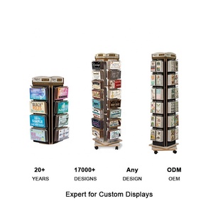 Craft Show Bumper Sticker hiển thị ý tưởng cửa hàng bán lẻ sàn gỗ xoay treo prong Sticker hiển thị giá đứng - Product Image 1